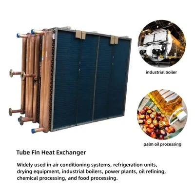 Tube ya Cuivre Alette ya Aluminium Refrigérateur Mupepe Echangeur de Chaleur Evaporateur Bobine Condensateur Sambu Na Kuyingisa